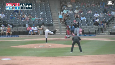 Ruben Ibarra reaches on a fielder's choice, fielded by shortstop Mac McCroskey. Carter Graham scores. Cam Collier to 2nd.