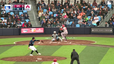 Ethan Hedges singles on a ground ball to first baseman Modeifi Marte. Caleb Hobson scores. Jacob Humphrey to 3rd. Max Belyeu to 2nd.