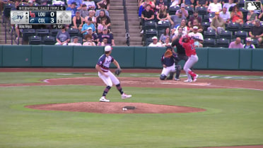 Will Banfield homers (7) on a fly ball to right field.
