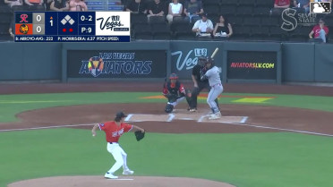 Michael Arroyo's first Triple-A homer
