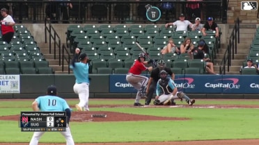 Darrien Miller homers (2) on a fly ball to right center field. Luke Adams scores.