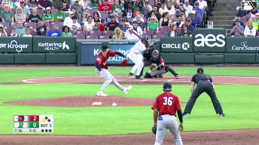 Victor Acosta grounds out, shortstop Emil Morales to first baseman Jose D. Hernandez. Peyton Stovall scores.