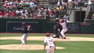 Thomas White In play, run(s) to Ramon Mendoza
