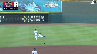 Jordan Sprinkle's sliding catch