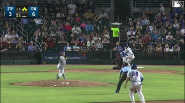 Owen Miller singles on a line drive to left fielder Hendry Mendez. Brett Bateman scores. Jonathon Long out at home on the throw, left fielder Hendry Mendez to catcher David Bañuelos. BJ Murray to 2nd.