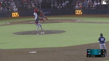 Paulino Santana homers (2) on a fly ball to right center field. Juan Sulbaran scores.