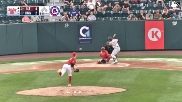 Murf Gray singles on a soft line drive to right fielder T.J. White. Titus Dumitru to 3rd.