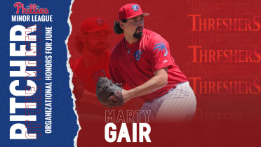 Marty Gair Earns Phillies Pitcher of the Month for June