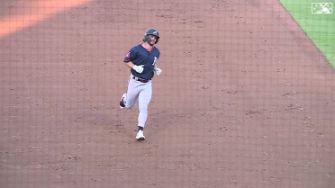Dominic Fletcher hits a two-run home run 