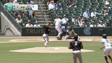 Jacob Gonzalez homers (14) on a fly ball to right center field. Rikuu Nishida scores.