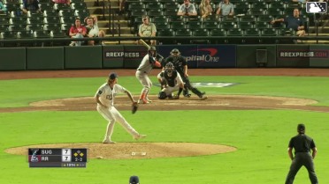 César Salazar out on a sacrifice fly to center fielder Alejandro Osuna. Collin Price scores.