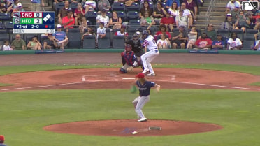 Jose Torres homers (5) on a fly ball to left field. GJ Hill scores. Mike Antico scores.