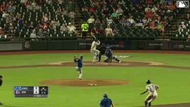 Orlando Martinez singles on a line drive to center fielder Alek Thomas. John Taylor scores.
