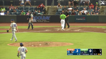Brigden strikes out the side for Triple-A Gwinnett