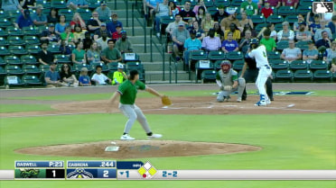 Roni Cabrera strikes out swinging. JC Vanek steals (4) 2nd base. Brooks Bryan steals (4) home.