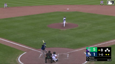 Dyan Jorge out on a sacrifice fly to center fielder Mathieu Vallee. Braylen Wimmer scores.
