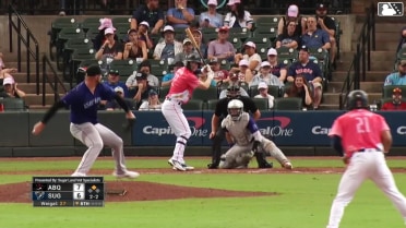 CJ Alexander homers (9) on a fly ball to right field. James Nelson scores.