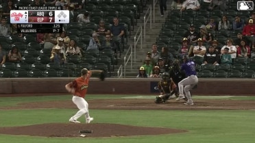 Braxton Fulford homers (1) on a fly ball to left center field.