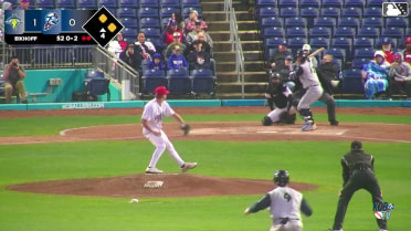 Hyungchan Um singles on a ground ball to right fielder James Taussig. Brooks Bryan scores. Sean Gamble out at 3rd on the throw, right fielder James Taussig to shortstop Billy Carlson.