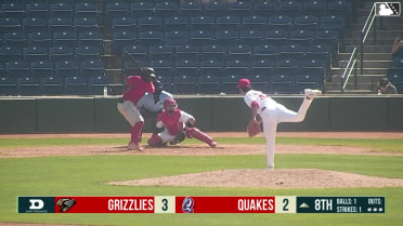 Derek Bernard out on a sacrifice fly to right fielder Lucas Ramirez. Cameron Nelson scores.