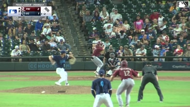 Dylan Dreiling homers (1) on a fly ball to left field. Tucker Mitchell scores. Frainyer Chavez scores.