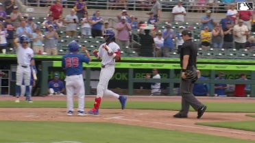 Kevin Alcántara takes Bubba Chandler deep