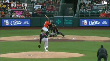 Turner Hill doubles (1) on a fly ball to shortstop Cole Carrigg, deflected by left fielder Drew Avans. Thomas Gavello scores.