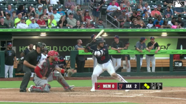 Agustín Ramírez grounds into a double play, third baseman Nolan Gorman to second baseman César Prieto to first baseman Ramon Mendoza. Kemp Alderman out at 2nd. Agustín Ramírez out at 1st.