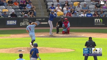 Josh Rojas doubles (15) on a line drive to left fielder Harry Genth. Brandon Drury scores. Elih Marrero scores.