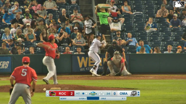 Jacob Berry homers (7) on a fly ball to right field.