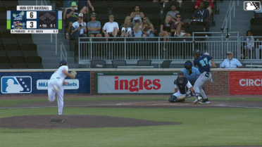 Elijah Green homers (8) on a line drive to right field.