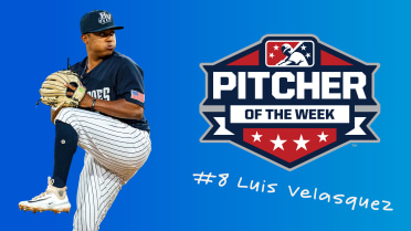 Luis Velasquez Named South Atlantic League Pitcher of the Week