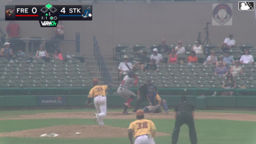Yeiker Reyes singles on a ground ball to left fielder Breyson Guedez. Carlos Renzullo scores.