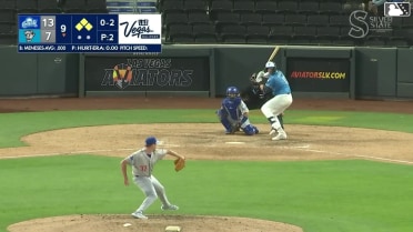 Joey Meneses grounds into a force out, second baseman Austin Gauthier to shortstop Noah Miller. Michael Stefanic scores. Zack Gelof to 3rd. Brett Harris out at 2nd. Joey Meneses to 1st.