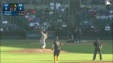 Scott Kingery singles on a sharp line drive to left fielder Gabriel Gonzalez. Chas McCormick scores. James Triantos to 2nd.
