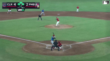 Jonathan Hogart hit by pitch. Nolan Beltran scores. Matthew Ferrara to 3rd. Juan Villavicencio to 2nd.