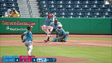 Nolan Beltran singles on a ground ball to right fielder Luis Cova. Nathan Humphreys scores. Jonathan Hogart to 2nd.