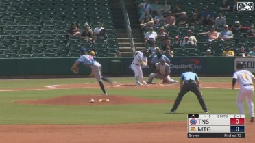 No. 7 Cubs prospect Brown whiffs his seventh batter