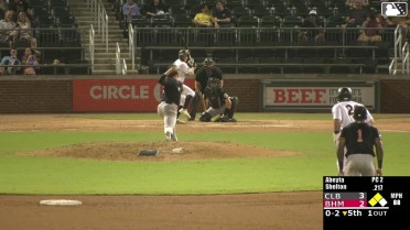 Colby Shelton out on a sacrifice fly to right fielder Owen Carey. Caleb Bonemer scores. Anthony DePino to 3rd.