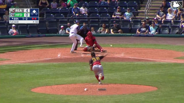 Zach Kokoska homers (13) on a fly ball to right field. Dyan Jorge scores.