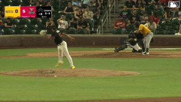 Randy Vásquez's eighth strikeout of the game 