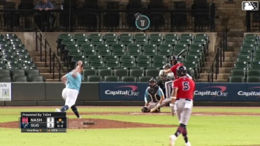 Ethan Murray triples (1) on a sharp line drive to right fielder Joey Loperfido. Luis Matos scores.