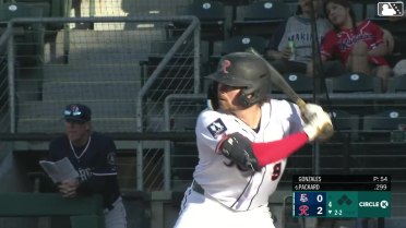 Spencer Packard homers (4) on a fly ball to right center field.