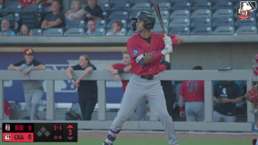 Samuel Zavala homers (12) on a fly ball to right center field.