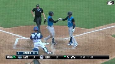 George Lombard Jr. hits a solo home run