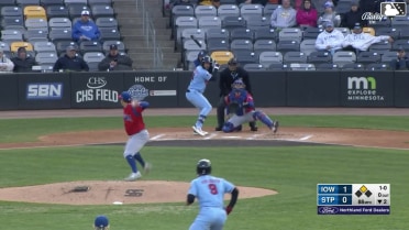 Emmanuel Rodriguez singles on a ground ball to right fielder Chas McCormick. Ryan Kreidler scores.