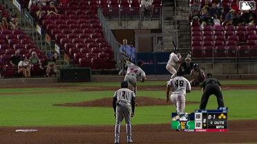 Jose Salas singles on a line drive to right fielder Juneiker Caceres. Eduardo Tait scores. JP Smith II to 3rd. Danny De Andrade to 2nd.