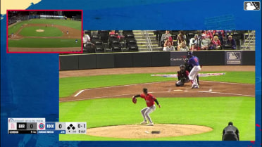 Jordan Nwogu singles on a fly ball to right fielder Wilfred Veras. Ed Howard scores. Karson Simas scores. Jefferson Rojas to 3rd. Jordan Nwogu to 2nd. Throwing error by right fielder Wilfred Veras.