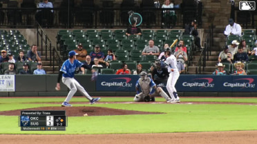 Jack Winkler homers (5) on a line drive to left field. Cavan Biggio scores.