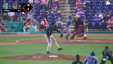 Caden Bodine singles on a ground ball to right fielder Nathan Archer. Derek Datil scores.